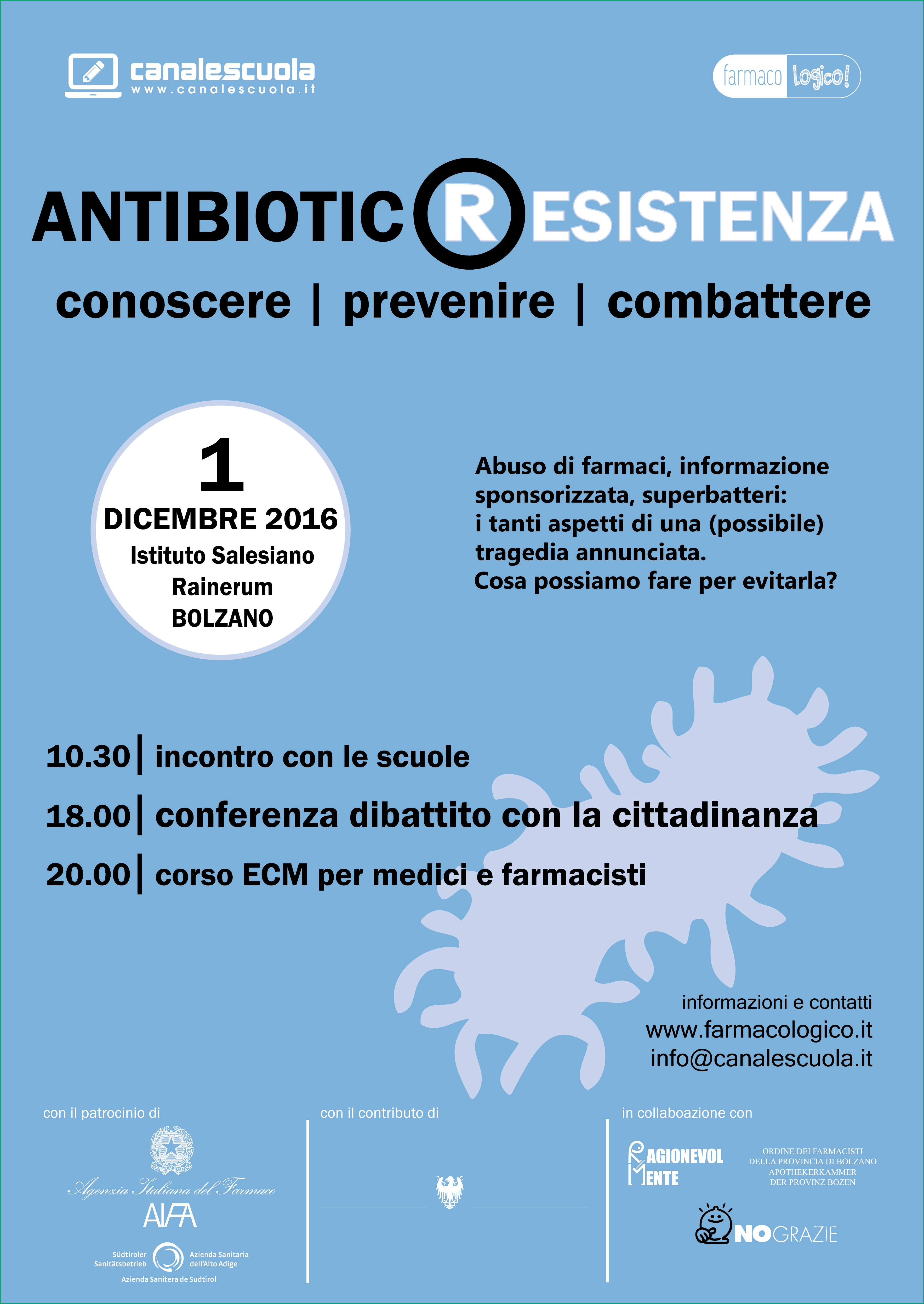 canalescuola convegno antibioticoresistenza volantino dicembre2016